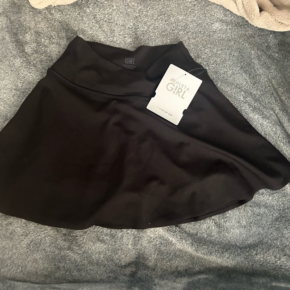 Athleta Girl ** NEW** Black  Skort Skirt Girls Size 12 Or L